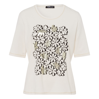 Frank Walder Dames Top W51208451 Zwart dessin