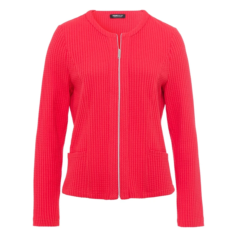 Frank Walder Dames Vest Nos715001 Rood