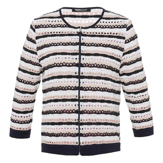 Frank Walder Dames Vest S53304001 Grijs dessin