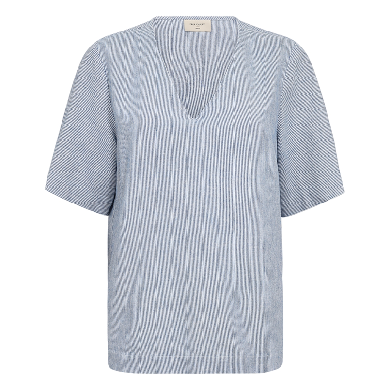 Freequent Dames Blouse 204306 Blauw dessin