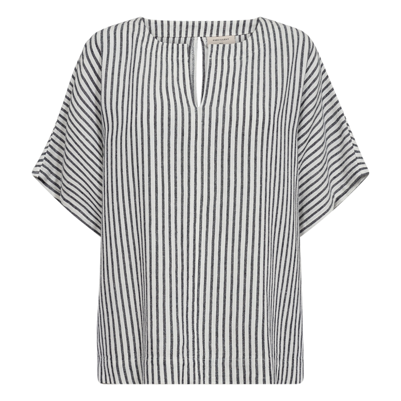 Freequent Dames Blouse 205596 Blauw dessin