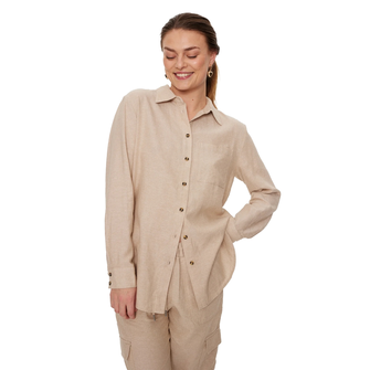 Freequent Dames Blouse 205804 Zand