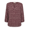 Freequent Dames Blouse 206671 Rood dessin