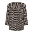 Freequent Dames Blouse 206671 Zwart dessin