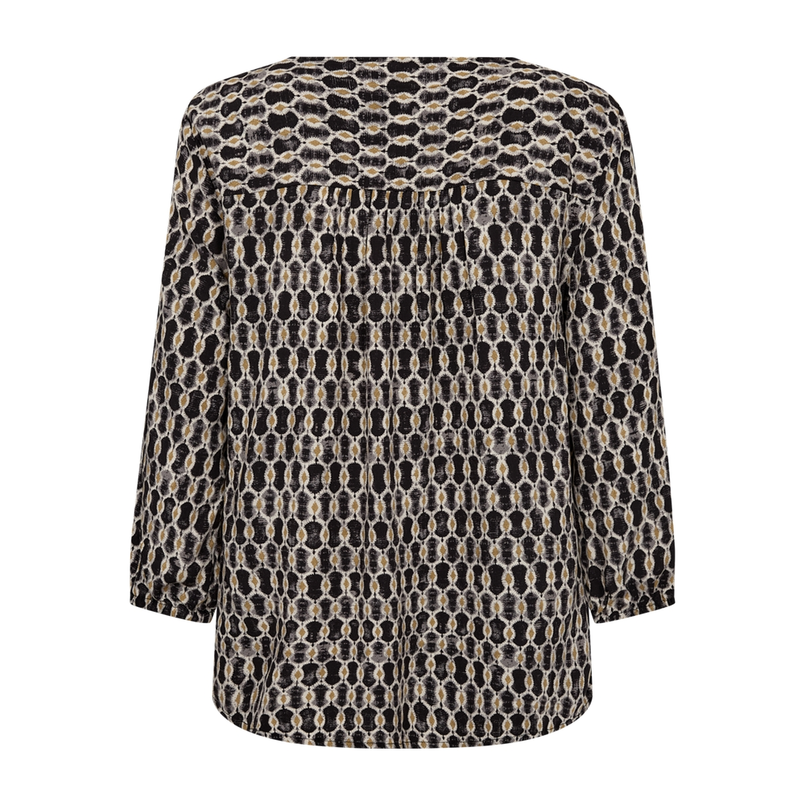 Freequent Dames Blouse 206671 Zwart dessin