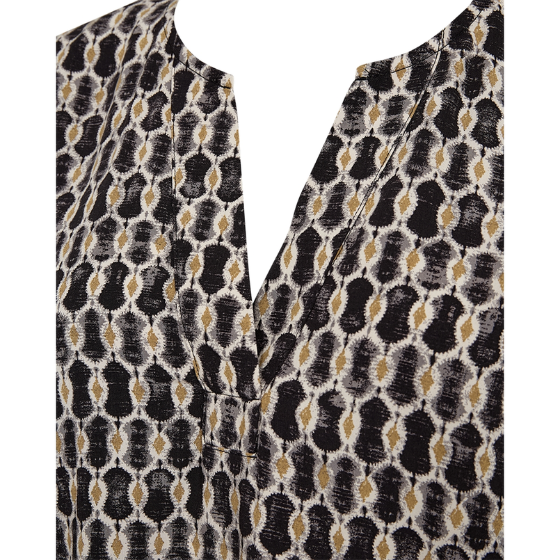 Freequent Dames Blouse 206671 Zwart dessin
