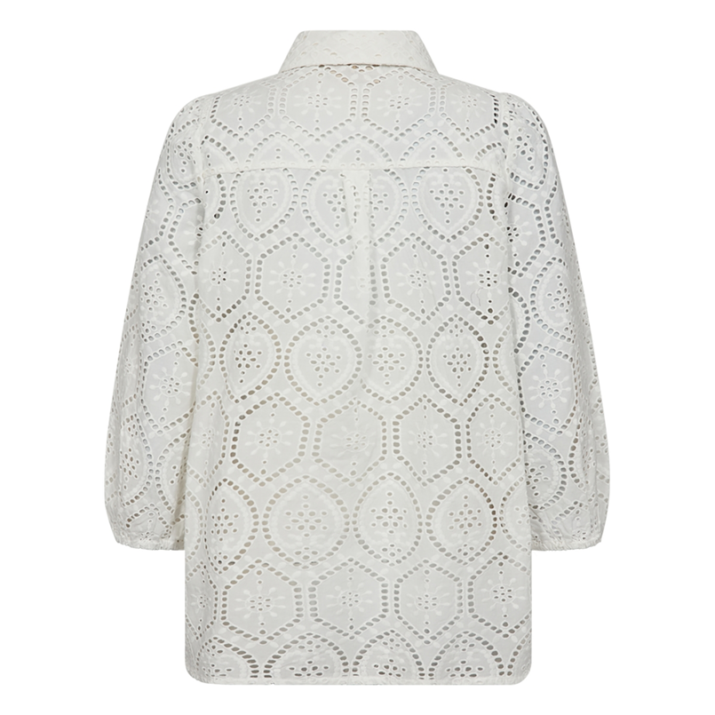 Freequent dames blouse broderie OFF-WHITE