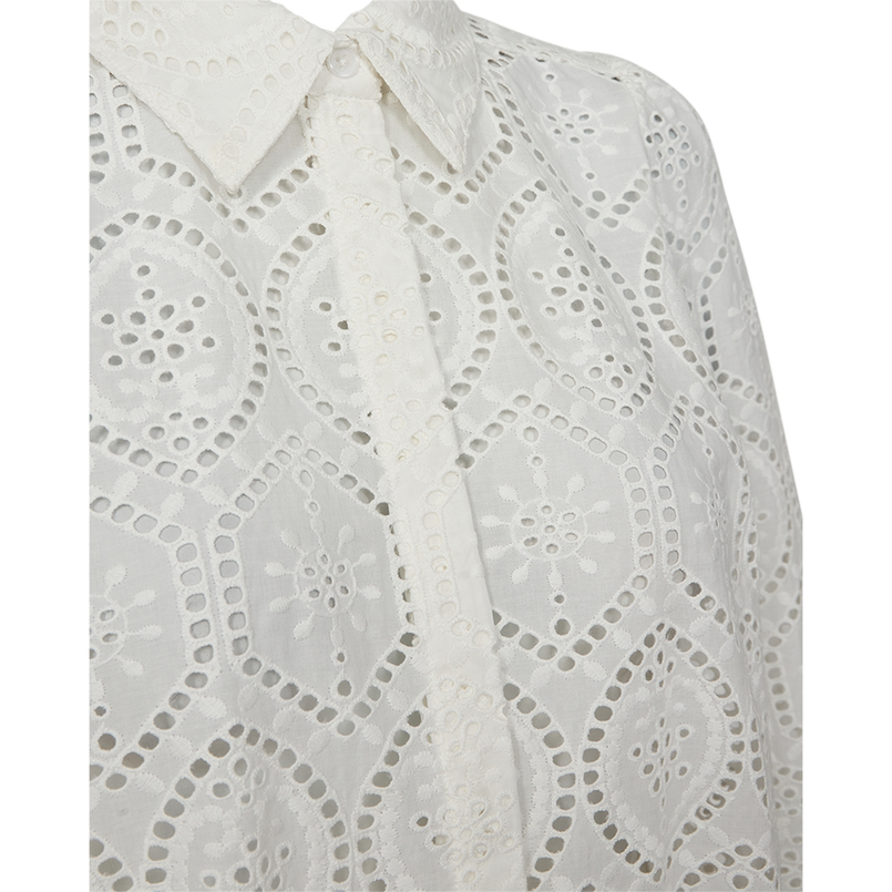 Freequent dames blouse broderie OFF-WHITE
