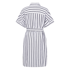 Freequent dames blouse jurk Blauw dessin