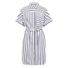 Freequent dames blouse jurk Blauw dessin