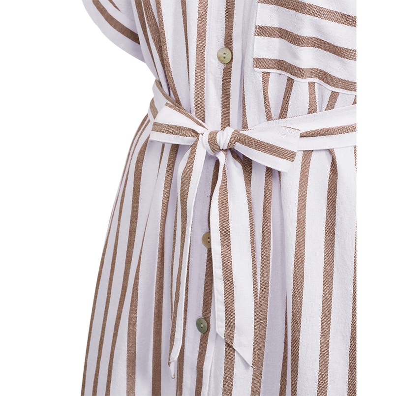 Freequent dames blouse jurk WIT DESSIN