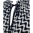 Freequent dames blouse met print Blauw dessin