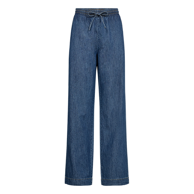 Freequent dames broek Mid blue denim
