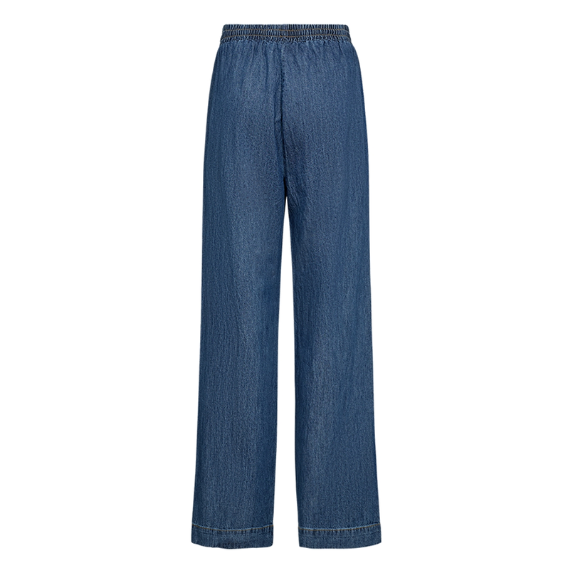 Freequent dames broek Mid blue denim