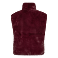 Freequent dames fluffy gilet Bordeaux