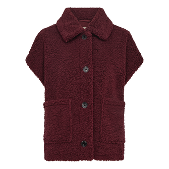 Freequent dames gilet Bordeaux