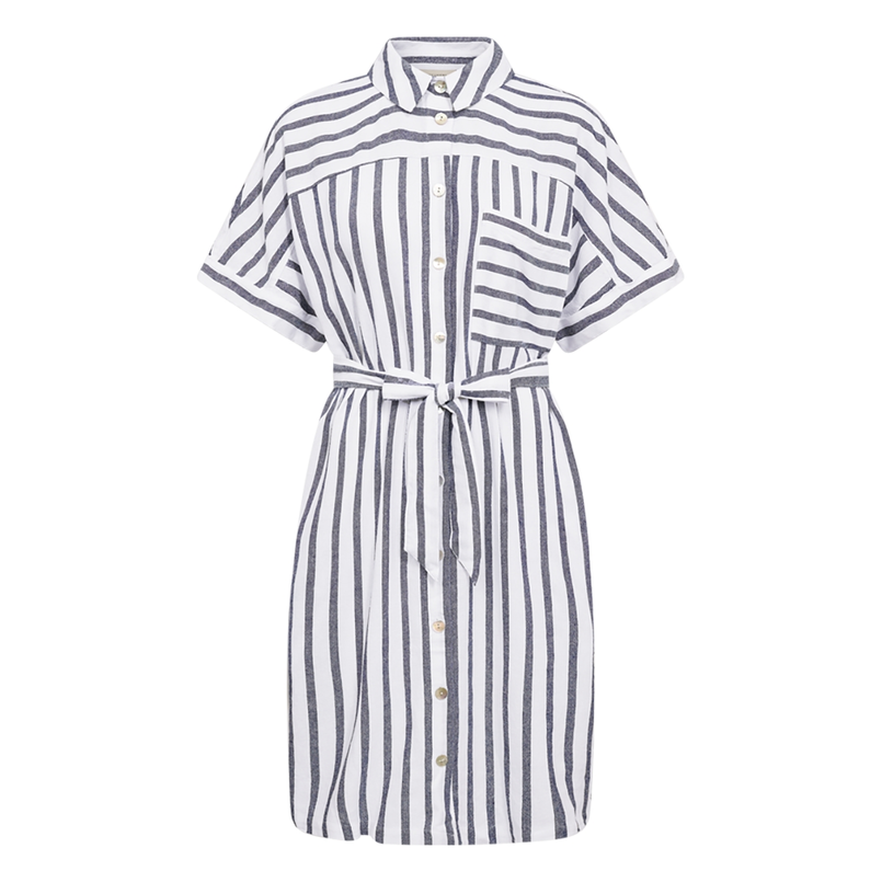 Freequent Dames Jurk 205914 Blauw dessin