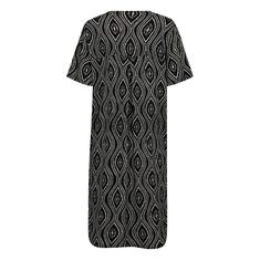 Freequent Dames Jurk 206283 Zwart dessin