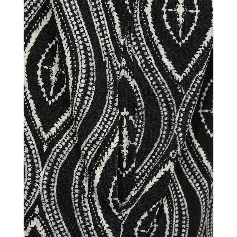 Freequent Dames Jurk 206283 Zwart dessin