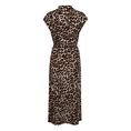 Freequent dames jurk met print Bruin dessin
