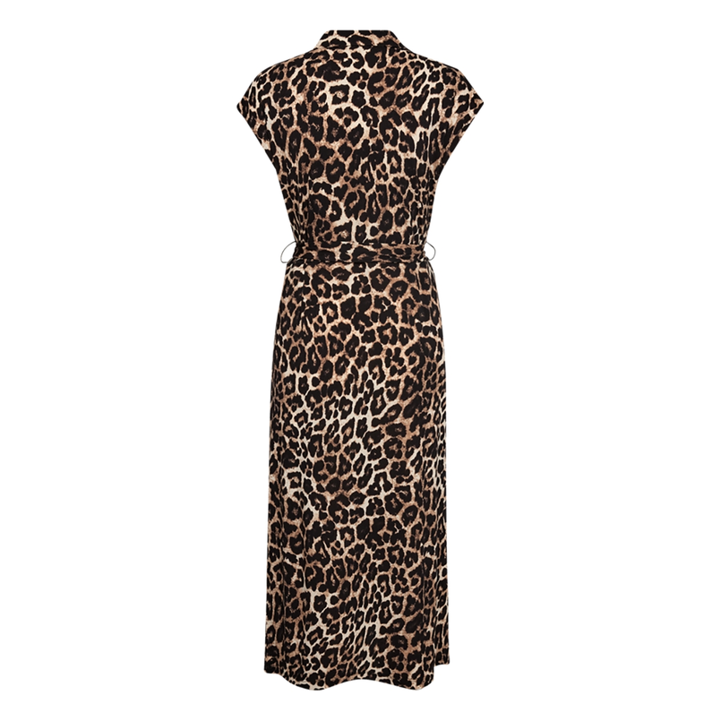 Freequent dames jurk met print Bruin dessin