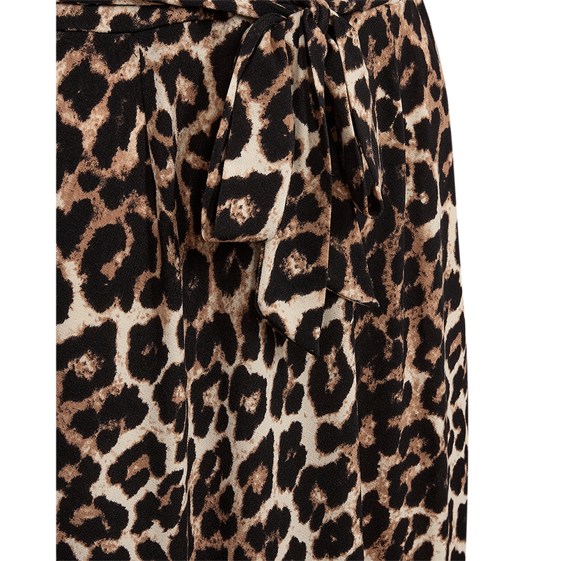 Freequent dames jurk met print Bruin dessin