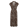 Freequent dames jurk met print Bruin dessin