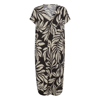 Freequent dames jurk Zwart dessin