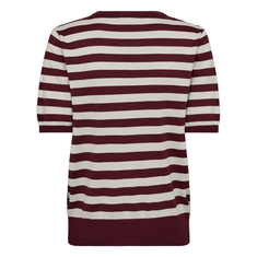 Freequent dames km trui met strepen Rood dessin