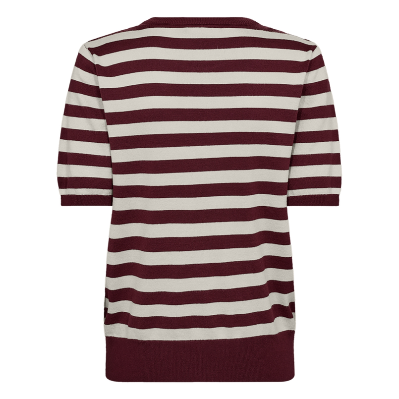 Freequent dames km trui met strepen Rood dessin