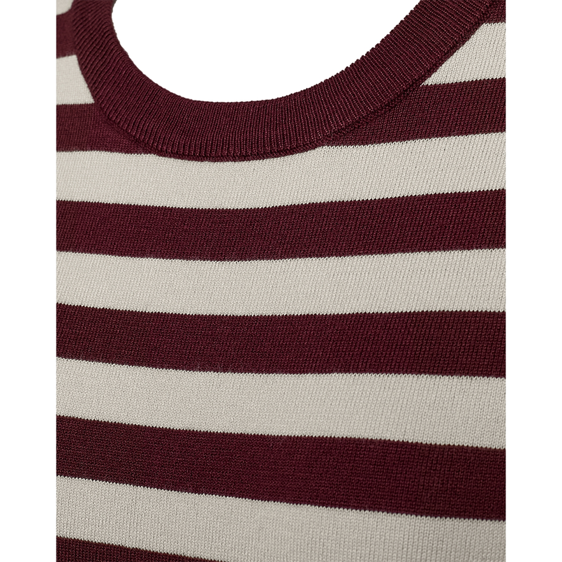 Freequent dames km trui met strepen Rood dessin