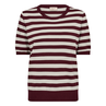 Freequent dames km trui met strepen Rood dessin