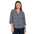 Freequent dames print blouse Blauw dessin