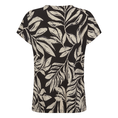 Freequent dames print top Zwart dessin