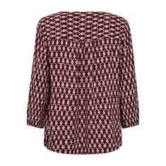 Freequent dames printe blouse Rood dessin