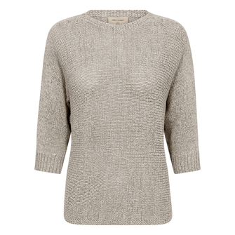 Freequent dames pullover Taupe