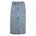 Freequent dames rok Light blue denim