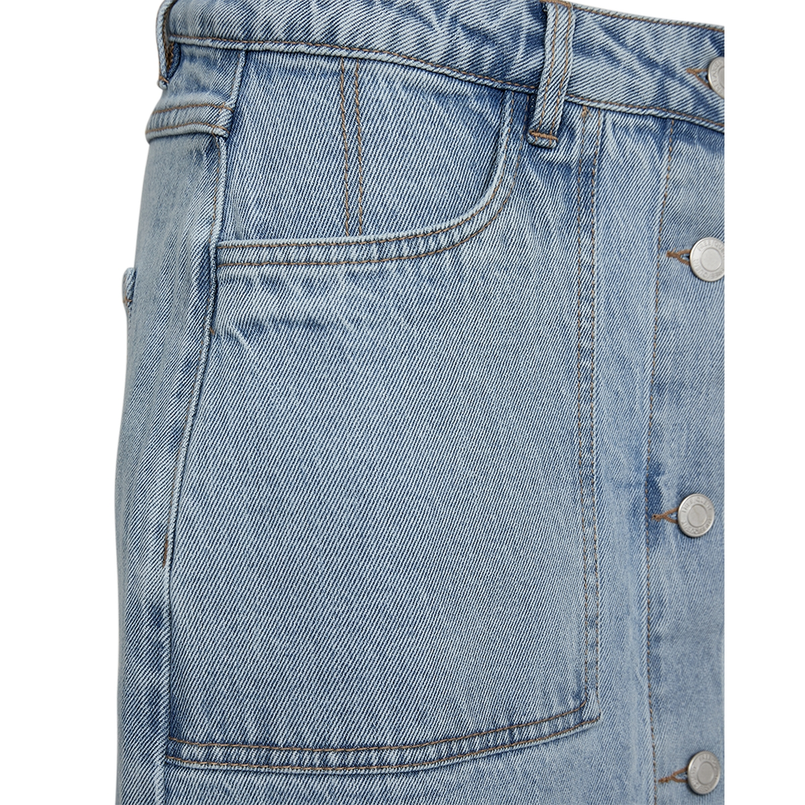 Freequent dames rok Light blue denim