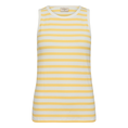 Freequent dames tank top Geel dessin