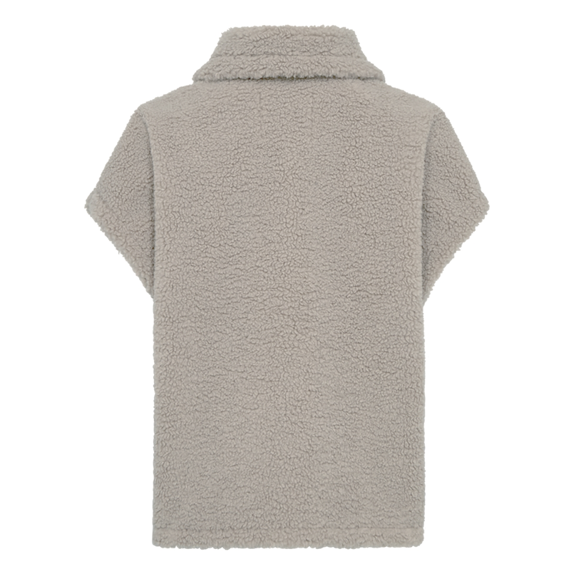 Freequent dames teddy bodywarmer Taupe