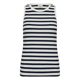 Freequent Dames Top 203813 Blauw dessin