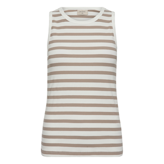 Freequent Dames Top 203813 Bruin dessin
