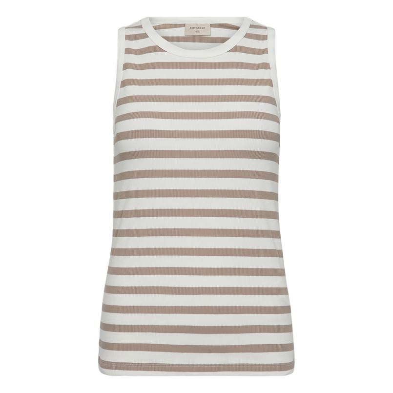Freequent Dames Top 203813 Bruin dessin