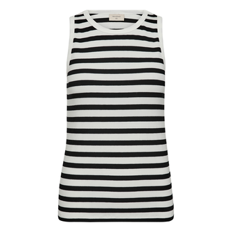 Freequent Dames Top 203813 Zwart dessin
