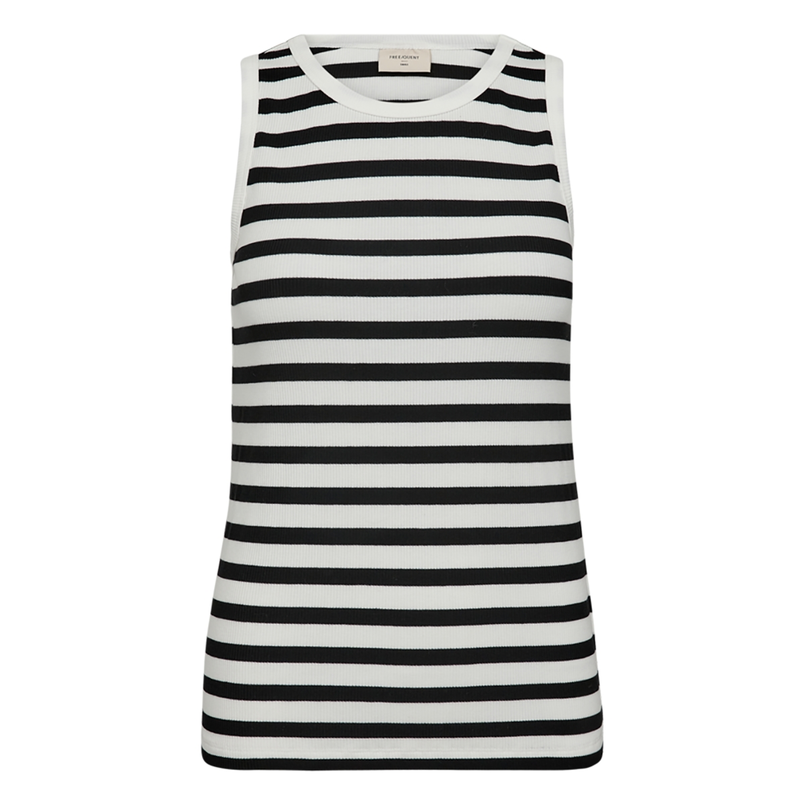 Freequent Dames Top 203813 Zwart dessin