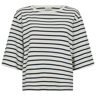 Freequent Dames Top 205629 Blauw dessin
