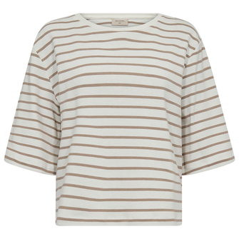 Freequent Dames Top 205629 Bruin dessin