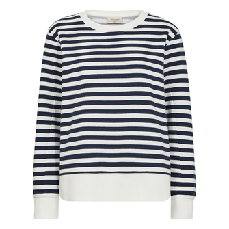 Freequent Dames Trui 205476 Blauw dessin