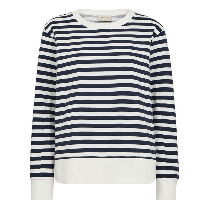Freequent Dames Trui 205476 Blauw dessin