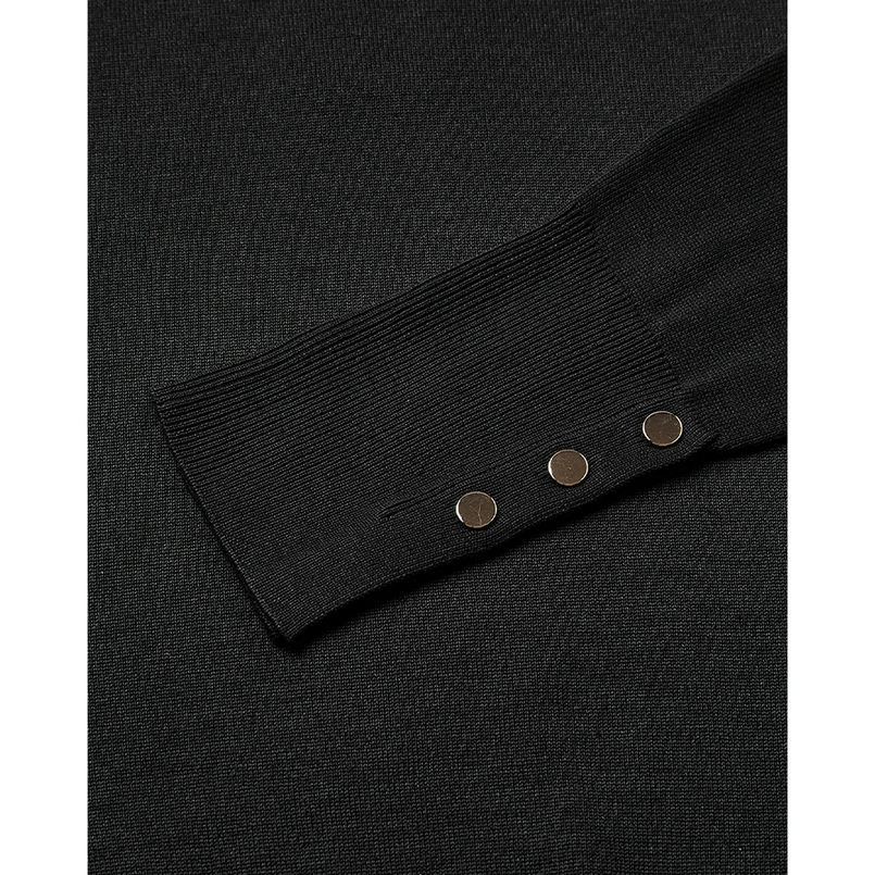 Freequent dames turtleneck pullover Zwart